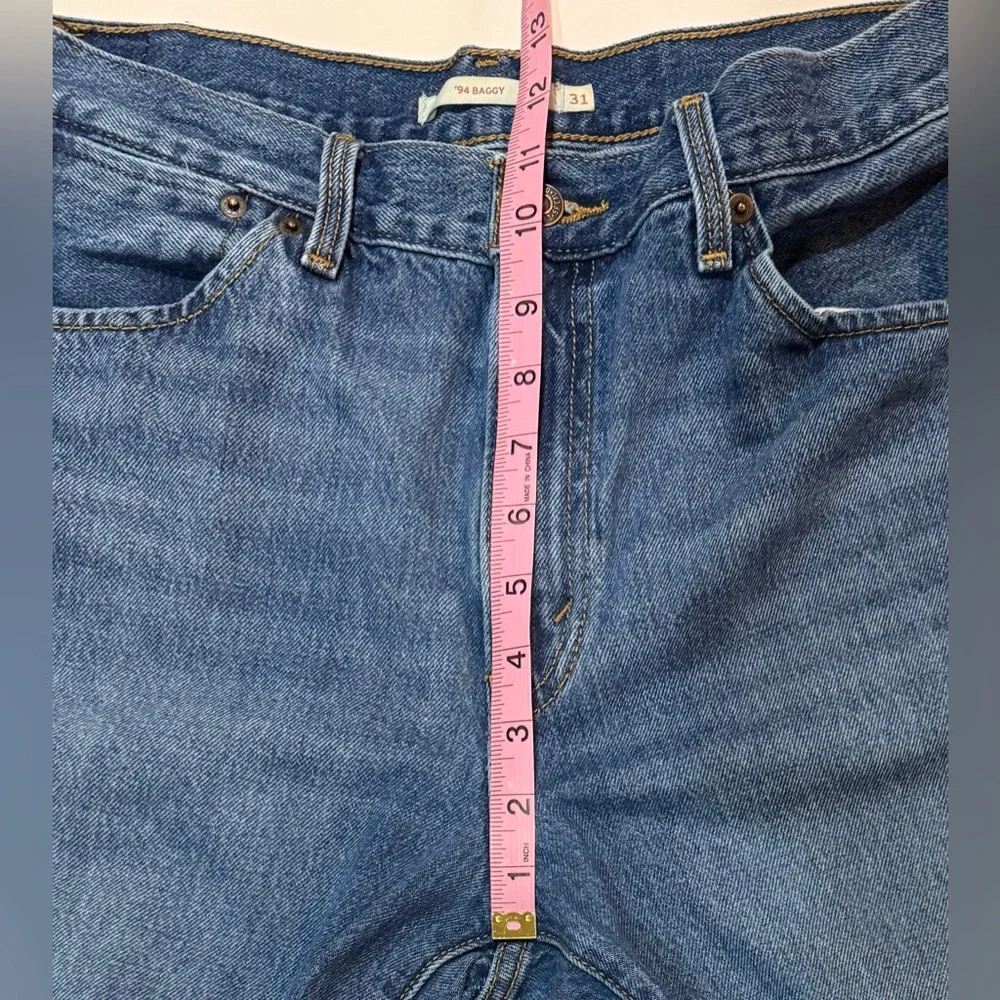 Levi’s 501 ‘94 Baggy Jeans Straight Leg Distressed Medium Wash W31 L31 - Picture 7 of 8